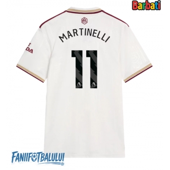 Arsenal Gabriel Martinelli #11 Tricou Fotbal Replică 2025-26 Barbati Treilea
